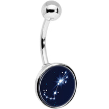 Load image into Gallery viewer, Zodiac Constellation Scorpio Belly Ring
