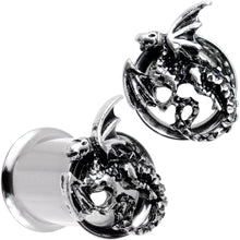 Load image into Gallery viewer, Angry Dragon Double Flare Tunnel Plug Set 6mm to 25mm