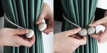Load image into Gallery viewer, Magnetic Curtain Buckle Holder Tieback Window Accessories Curtain Decorative Curtain Tiebacks Magnetic Curtain Tiebacks European Style Decorative Curtain Drape Tie With Strong Magnetic For Home And Office Decoration
