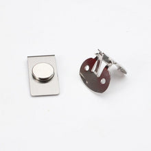 Load image into Gallery viewer, Magnetic Invisible Tie Clip Automatically Fixed Stainless Steel Metal Shirt Tie Clips Magnetic Fixed Tie Stay Clips Stainless Steel Metal Shirt Tie Clips Gifts For Father’s Day Valentine's Creative Jewelry For Men Accessories Gifts