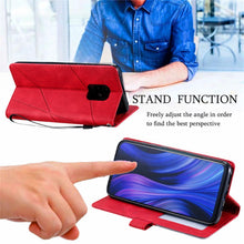 Load image into Gallery viewer, Magnetic Leather Case For iPhone 14 13 12 Mini 11 Pro Max XS XR 7 8 6 6S Plus SE 2023 Luxury Wallet Flip Card Holder Stand Cover Leather Wallet Case Magnetic Buckle Flip Folio Cover For iPhone