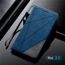 Load image into Gallery viewer, Magnetic Leather Case For iPhone 14 13 12 Mini 11 Pro Max XS XR 7 8 6 6S Plus SE 2023 Luxury Wallet Flip Card Holder Stand Cover Leather Wallet Case Magnetic Buckle Flip Folio Cover For iPhone