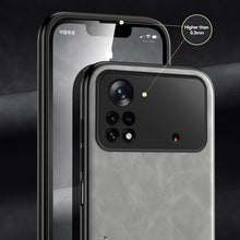Load image into Gallery viewer, Magnetic Leather Case For Xiaomi Redmi Note 11 10 11E 9 Pro 11s 10s 12 Poco X4 GT Mi 10T 12T 11T 11 Lite 5G NE Cover Extra Thin Premium Mobile Phone Case Genuine Leather Shockproof Phone Cover