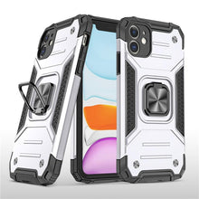 Load image into Gallery viewer, Magnetic Metal Ring Stand Holder Phone Case Cover For iPhone 11 12 13 14 Pro Max Xs XR X 8 7 6 6s Plus Rotating Ring Kickstand Fit Magnetic Car Mount Heavy Duty Dual Layer Shockproof Phone Case