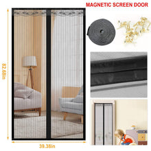 Load image into Gallery viewer, Magnetic Screen Door Hands-free Fly Mesh Door Curtain
