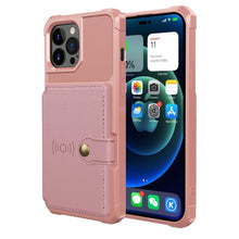 Load image into Gallery viewer, Magnetic Wallet Leather Case For iPhone 14 13 12 11 Pro Max XS Phone Cases Stand X Anti drop Cards Soft Cover Functional Case Compatible with iPhone