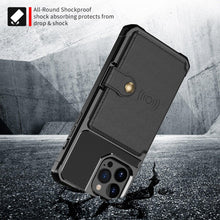 Load image into Gallery viewer, Magnetic Wallet Leather Case For iPhone 14 13 12 11 Pro Max XS Phone Cases Stand X Anti drop Cards Soft Cover Functional Case Compatible with iPhone