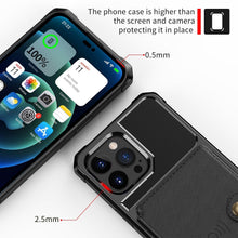 Load image into Gallery viewer, Magnetic Wallet Leather Case For iPhone 14 13 12 11 Pro Max XS Phone Cases Stand X Anti drop Cards Soft Cover Functional Case Compatible with iPhone