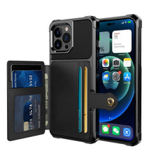 Load image into Gallery viewer, Magnetic Wallet Leather Case For iPhone 14 13 12 11 Pro Max XS Phone Cases Stand X Anti drop Cards Soft Cover Functional Case Compatible with iPhone