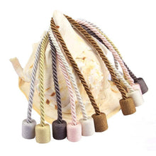 Load image into Gallery viewer, Magnets Curtains Clamps Curtain Holder Tieback Magnetic Clips Hanging Balls Tie Back Home Decoration Accessories Tie Backs Decorative Handmade Rope Holdback Strong Magnetic Holder For Small Thin Sheer Window Treatment 50CM