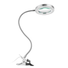 Load image into Gallery viewer, Magnifier Nail Beauty Light Tattoo Clip Light USB Table Lamp Flexible LED Desk Lamp Student Book Lights Study Lamp Reading Light Decorative Table Lamp Cute Study Lamps for Bedroom Décor