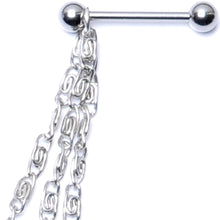 Load image into Gallery viewer, Handcrafted Swirly Link Dangle Nipple Chain