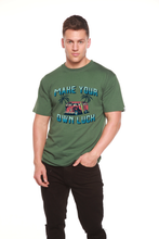 Load image into Gallery viewer, Make your own luck Men's Bamboo Viscose/Organic Cotton Short Sleeve Graphic T-Shirt