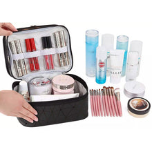 Load image into Gallery viewer, Makeup Bags Double layer Travel Cosmetic Cases