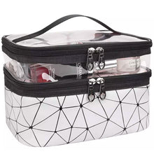 Load image into Gallery viewer, Makeup Bags Double layer Travel Cosmetic Cases