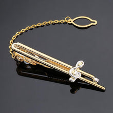 Load image into Gallery viewer, Man's Tie Clip Golden Plating Airplane Shaped Pilot Man's Tie Clip Elegant Airplane Tie Clip Wedding Gift Quality Luxury Gift For Pilot Lightweight Tie Clips