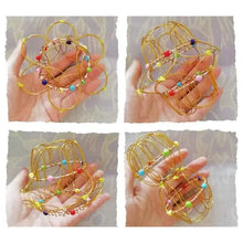 Load image into Gallery viewer, Mandala Decompression Flower Basket & Steel Ring Sensory Toys