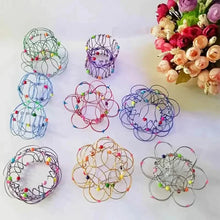 Load image into Gallery viewer, Mandala Decompression Flower Basket & Steel Ring Sensory Toys