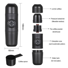 Load image into Gallery viewer, Manually Operated Portable Coffee Maker Espresso Machine