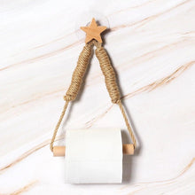 Load image into Gallery viewer, Many Styles Kitchen Roll Napkin Holders Towel Dispenser Accessory Hanging Rope Wooden Toilet Paper Holder For Bathroom Decor Home Toilet Roll Holder Creative Wood Roll Holder Country House Toilet Paper Holder Toilet Bathroom