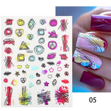 Load image into Gallery viewer, Maple Leaves 3D Nail Stickers Fall Leaf Flowers Line Sliders For Nails Self Adhesive Stickers Autumn Manicuring Decals Transfer Nail Decals Sticker For Pretty Girl Self-Adhesive Nail Decals Designer Nail Stickers for Acrylic