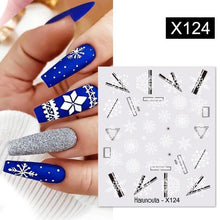 Load image into Gallery viewer, Marble Blooming 3D Nail Sticker Decals Flower Leaves Transfer Water Sliders Abstract Geometric Lines Nail Watermark Decals iridescent Decoration Nail Self-Adhesive Decals Nail Stickers Water Transfer Fresh Nail Decals for Nail Art Butterfly Palm