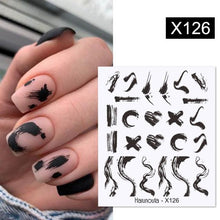 Load image into Gallery viewer, Marble Blooming 3D Nail Sticker Decals Flower Leaves Transfer Water Sliders Abstract Geometric Lines Nail Watermark Decals iridescent Decoration Nail Self-Adhesive Decals Nail Stickers Water Transfer Fresh Nail Decals for Nail Art Butterfly Palm