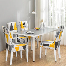 Load image into Gallery viewer, Marble Printed Stretch Chair Cover For Dining Room Office Banquet Chair Protector Elastic Material Armchair Cover Chair Cover Chair Slipcover Marble Background Texture Parson Chair
