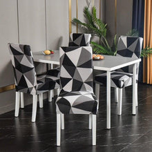 Load image into Gallery viewer, Marble Printed Stretch Chair Cover For Dining Room Office Banquet Chair Protector Elastic Material Armchair Cover Chair Cover Chair Slipcover Marble Background Texture Parson Chair