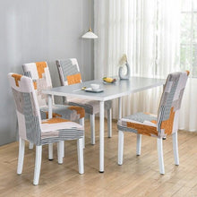 Load image into Gallery viewer, Marble Printed Stretch Chair Cover For Dining Room Office Banquet Chair Protector Elastic Material Armchair Cover Chair Cover Chair Slipcover Marble Background Texture Parson Chair