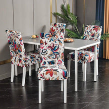 Load image into Gallery viewer, Marble Printed Stretch Chair Cover For Dining Room Office Banquet Chair Protector Elastic Material Armchair Cover Chair Cover Chair Slipcover Marble Background Texture Parson Chair