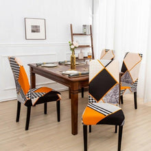 Load image into Gallery viewer, Marble Printed Stretch Chair Cover For Dining Room Office Banquet Chair Protector Elastic Material Armchair Cover Chair Cover Chair Slipcover Marble Background Texture Parson Chair