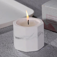 Load image into Gallery viewer, Marbled Plaster Scented Soy Candles Candlestick Aromatherapy For Party Gifts Marbled Plaster Scented Soy Candles Candlestick Aromatherapy Stress Relief Candles For Birthday Wedding Decoration Christmas Handmade