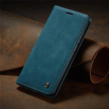 Load image into Gallery viewer, Matte Leather Case for Xiaomi Mi 9T CC9 10T 11T 12T Pro Lite 5G Redmi Note 8 9s 10 11 11S Pro Wallet Flip Cover Poco F3 M3 Pro Women with Card Holder Kickstand Magnetic Leather Flip Case