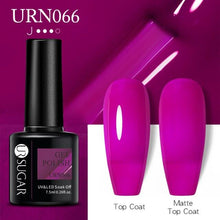 Load image into Gallery viewer, Matte Pink Blue Gel Nail Polish Semi Permanent LED Nail Art Design Elegant Warm Colors For Womens
