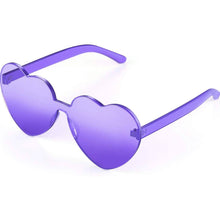 Load image into Gallery viewer, Maxdot Heart Shape Sunglasses Party Sunglasses
