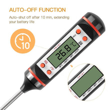 Load image into Gallery viewer, Meat Digital Cooking Food Kitchen BBQ Thermometer Digital Candy Candle Thermometer Cooking Kitchen BBQ Grill Thermometer Probe Instant Read Thermometer for Liquids Pork Milk Water Milk Oil Liquid Oven Digital Temperature Sensor Meter Thermocouple