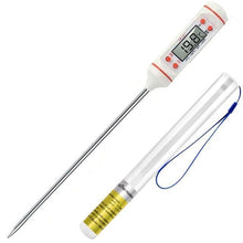 Load image into Gallery viewer, Meat Digital Cooking Food Kitchen BBQ Thermometer Digital Candy Candle Thermometer Cooking Kitchen BBQ Grill Thermometer Probe Instant Read Thermometer for Liquids Pork Milk Water Milk Oil Liquid Oven Digital Temperature Sensor Meter Thermocouple