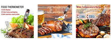 Load image into Gallery viewer, Meat Thermometer Digital Cooking Food Digital Candy Cooking Thermometer Kitchen Cooking Thermometer Instant Read for BBQ Grill Oil Milk Bath Water Deep Fry Kitchen BBQ Probe Water Milk Oil Liquid Oven Digital Temperature Sensor Meter Thermocouple