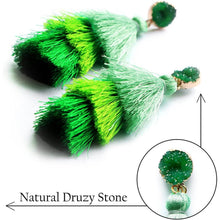 Load image into Gallery viewer, Me&Hz Colorful Layered Tassel Earrings