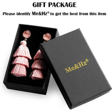 Load image into Gallery viewer, Me&Hz Colorful Layered Tassel Earrings