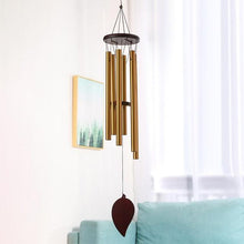 Load image into Gallery viewer, Memorial Wind Chimes for Outside Deep Tone Antique Outdoor Sympathy Wind-Chime Resonant 6 Tubes Wind Chime Bells Wind Hanging Living Elegant Chime Home Decor Gift Car Outdoor Yard Garden Metal Wind Music