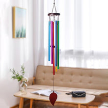 Load image into Gallery viewer, Memorial Wind Chimes for Outside Deep Tone Antique Outdoor Sympathy Wind-Chime Resonant 6 Tubes Wind Chime Bells Wind Hanging Living Elegant Chime Home Decor Gift Car Outdoor Yard Garden Metal Wind Music