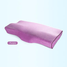 Load image into Gallery viewer, Memory Foam Bed Orthopedic Pillow Neck Protection Slow Rebound Memory Pillow Butterfly Shaped Health Cervical Neck Cotton Pillow Bed Orthopedic Pillow For Cervical Pillow Slow Rebound Adult Neck Guard Pillow Sleep Pillow Orthopedic Contour Memory Foam