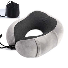 Load image into Gallery viewer, Memory Foam Neck Pillows Headrest Massage Cushion Travel Holiday Vacation Car Seat Rest Pad Neck Pillow Memory Foam Travel Office Car Embrace Cervical Pillow Cotton Neck Pillow Neck Pillow For Traveling Upgraded Travel Neck Pillow Travel Accessories