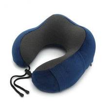 Load image into Gallery viewer, Memory Foam Neck Pillows Headrest Massage Cushion Travel Holiday Vacation Car Seat Rest Pad Neck Pillow Memory Foam Travel Office Car Embrace Cervical Pillow Cotton Neck Pillow Neck Pillow For Traveling Upgraded Travel Neck Pillow Travel Accessories