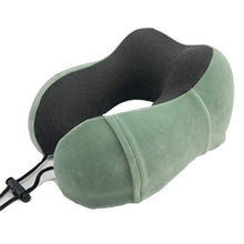 Load image into Gallery viewer, Memory Foam Neck Pillows Headrest Massage Cushion Travel Holiday Vacation Car Seat Rest Pad Neck Pillow Memory Foam Travel Office Car Embrace Cervical Pillow Cotton Neck Pillow Neck Pillow For Traveling Upgraded Travel Neck Pillow Travel Accessories