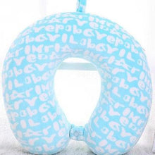 Load image into Gallery viewer, Memory Foam U-Shaped pillow Slow Rebound Neck Pillow Nap Airplane Pillow Travel Cartoon Memory U-Shaped Headrest Long Trip Sleep With No Neck Pain Super Soft Memory Foam Neck Pillow Easy Washing With Removable Cover By My Perfect Dream