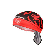 Load image into Gallery viewer, Men Black Cycling Bicycle Outdoor Sports Pirate Bike Hat Cap Women Sport Headband Sweat Absorption Quick Drying Bandana Rag Skull Cap for Men Women Cooling Helmet Liner Sweat Wicking Breathable Head Scarf Bandana Beanie Caps Cycling