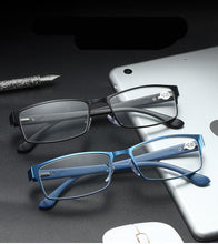 Load image into Gallery viewer, Men Blue Business Glasses Reading Glasses For Women Titanium Eye Glasses Male Hyperopia New Glasses Frame Sunglasses For Ladies Eyewear Frame Sun Glasses For Women Men